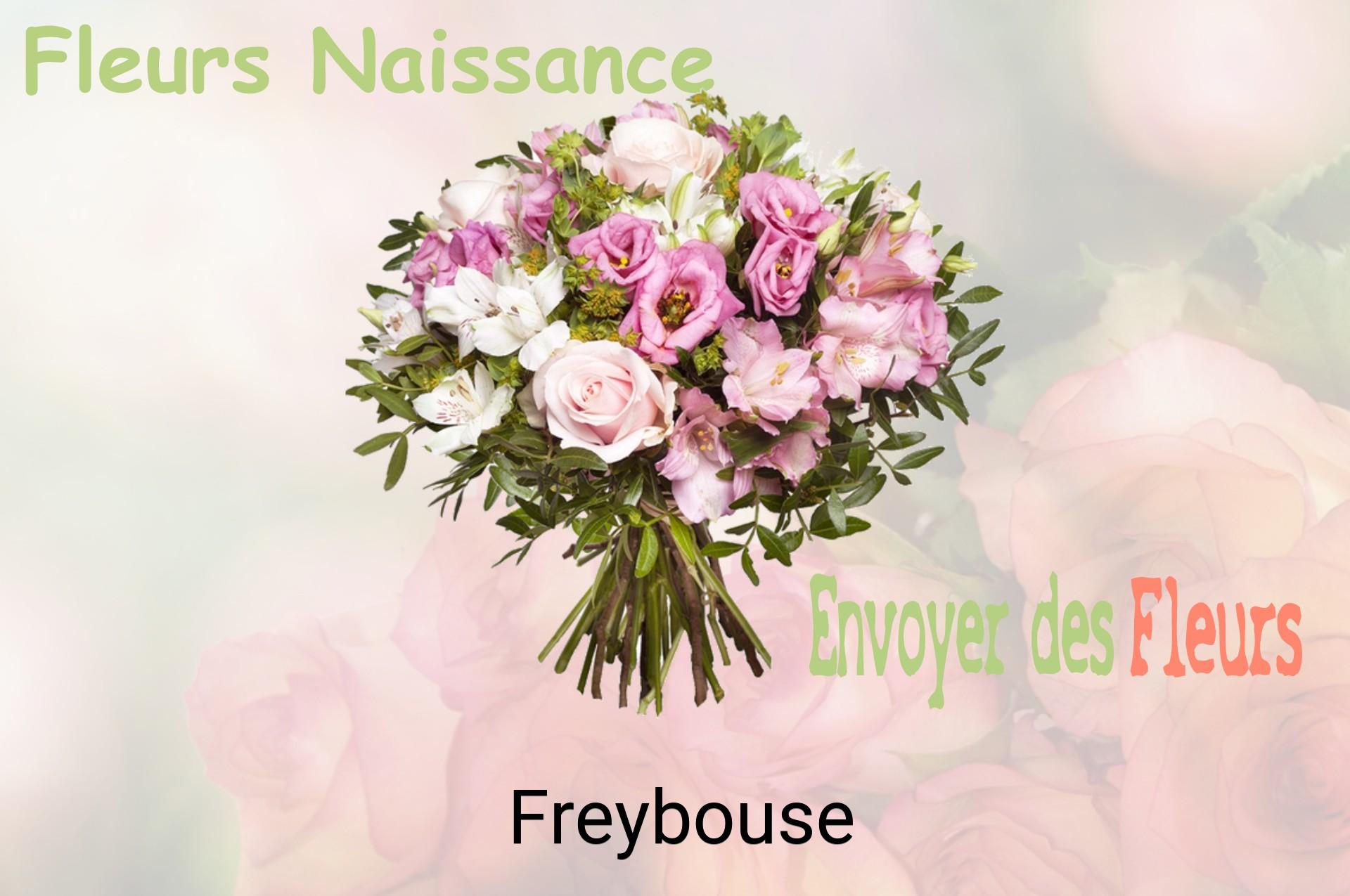 Bouquet de fleurs de naissance livré à Freybouse